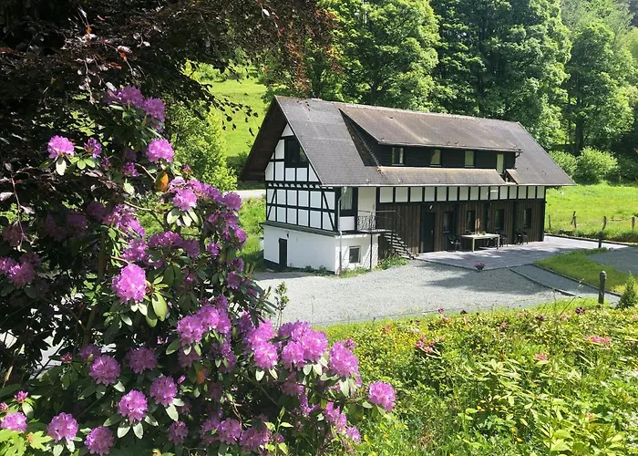 Ferienhaus Rueckzugsort Am Teich In Winterberg