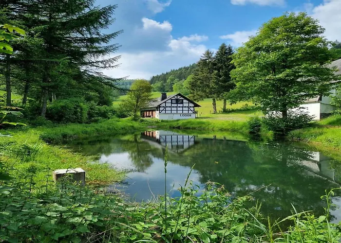 Ferienhaus Rueckzugsort Am Teich In Winterberg